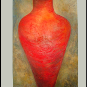 Woman in Red by Carolyn Kramer 