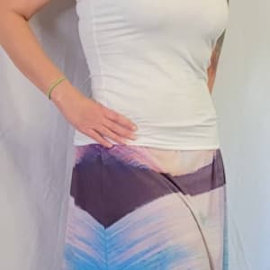 Alex Skirt - Morning Rainbow by Barbara J Zipperer, Image 2.