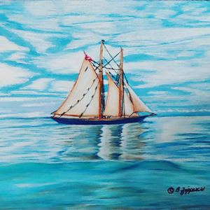 Bluenose II by Barbara J Zipperer