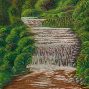 Fonferek Glen Waterfalls by Barbara J Zipperer