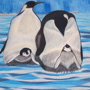 Penguin Twins by Barbara J Zipperer