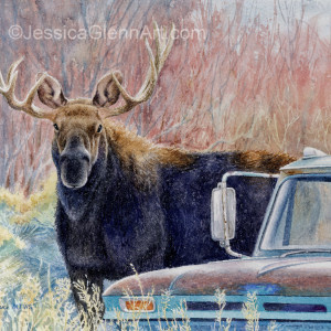 Chevy and Bullwinkle by Jessica Glenn