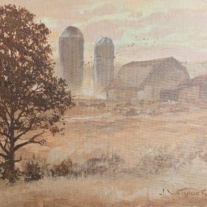 Autumn Farm by John Whytock - Oak Rose Studio