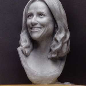 Julia Louis-Dreyfus Bust for the Television Hall of Fame by Richard Becker 