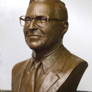 Bust of James C. Flood by Richard Becker 