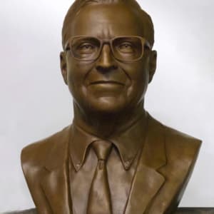 Bust of James C. Flood by Richard Becker 