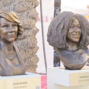 Joan Rivers Bust for Television Hall of Fame by Richard Becker 