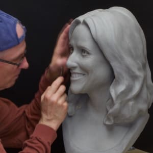 Julia Louis-Dreyfus Bust for the Television Hall of Fame by Richard Becker