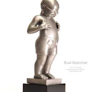 Soul Searcher,  2 of 8 Stainless Steel by Richard Becker