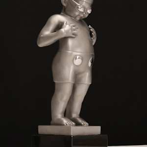 Soul Searcher,  3 of 8 Stainless Steel (cast to order) by Richard Becker 