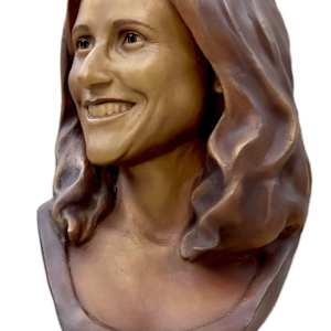 Julia Louis-Dreyfus Bust for the Television Hall of Fame by Richard Becker 
