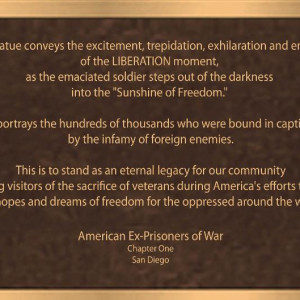 Liberation (POW Monument, US National Cemetery) by Richard Becker 