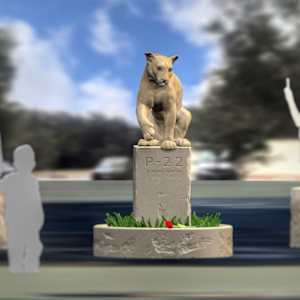 P-22 Mountain Lion (custom cast, seeking inaugural collector) by Richard Becker 