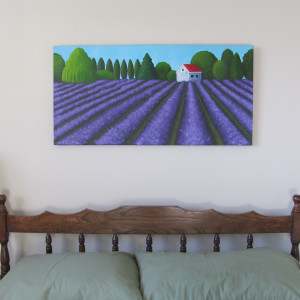 Lavender Fields by Jane Thuss 