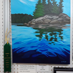 Soothing Waters by Jane Thuss  Image: Judge's Choice Award at the Lambeth Artist Association Art Show May 2024.