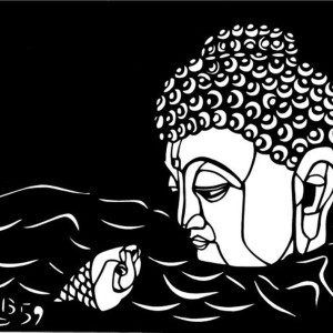Buddha in Flood by Ellen Sandbeck