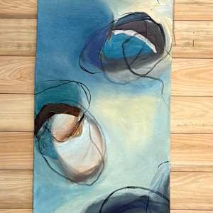 Ishi (Stone) Noren by JL Schwartz Art