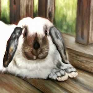 Punky Bunny 2 by Jane D. Steelman, Image 1.