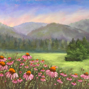 Carolina Coneflowers by Jane D. Steelman, Image 1.