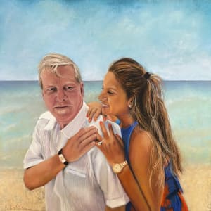 Commission: Sam & Norma in Cancun by Jane D. Steelman