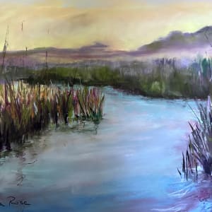 Sunset at Salt Marsh by Lisa Rose Fine Art