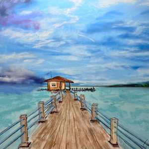At the End of the Pier by Lisa Rose Fine Art, Image 2.