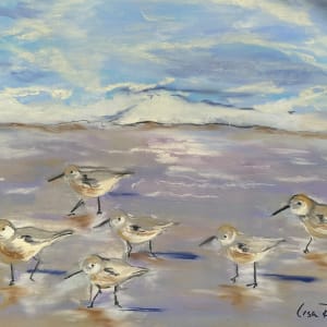 Sanderlings 2 by Lisa Rose Fine Art