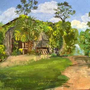 Sexton Ranch Barn by Lisa Rose Fine Art