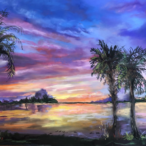 Sunrise 2 at Old Palm by Lisa Rose Fine Art