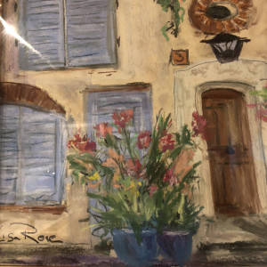 Valbonne Provence by Lisa Rose Fine Art