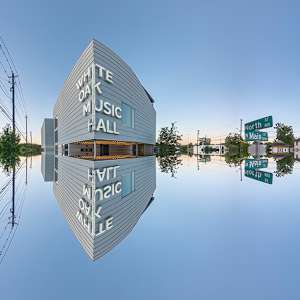 White Oak Music Hall Reflection by Syd Moen
