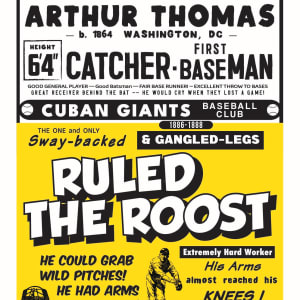 Ruled the Roost - Arthur Thomas, Catcher/1st Baseman by Erin Kendrick 