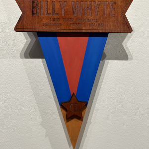 William “Billy” Whyte, Catcher/Left Field by Erin Kendrick  Image: William “Billy” Whyte, Catcher/Left Field (detail)