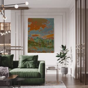 Mystic Skies by Debra Sutherland Core  Fine Art  Image: Custom Digital Canvas Painting