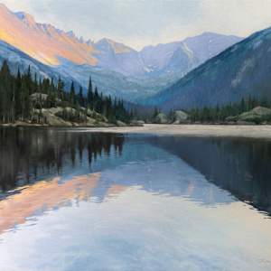 Dusk at Mills Lake by Anna Rose Bain