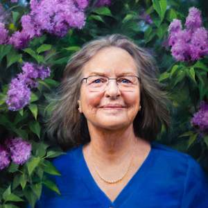 Ellen-Alisa Among the Lilacs by Anna Rose Bain