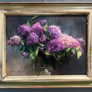 Purple Lilacs by Anna Rose Bain 