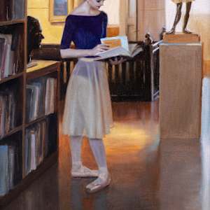 In the Library by Anna Rose Bain