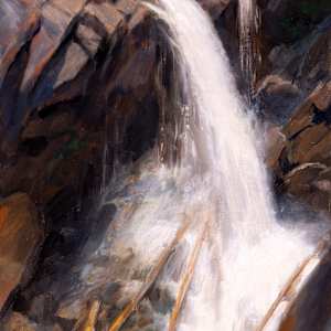 The Falls at Lost Lake Trail by Anna Rose Bain