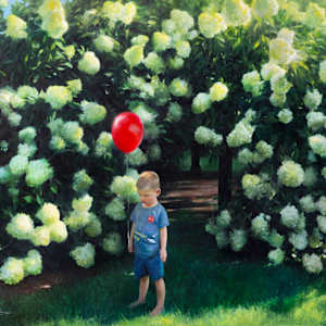 Red Balloon by Anna Rose Bain