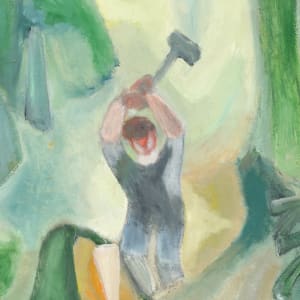 Woodcutter by Gudmund Lervad