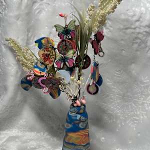 Blissful Button Tree 003 by Deborah A. Berlin
