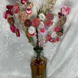 Blissful Button Tree 007 by Deborah A. Berlin