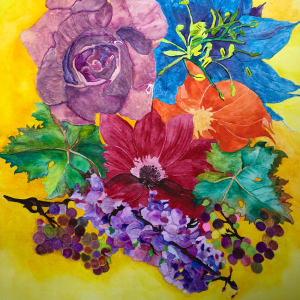 Rough Floral by Deborah A. Berlin