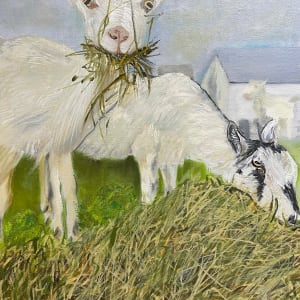 Ardith's Goats I by Deborah A. Berlin