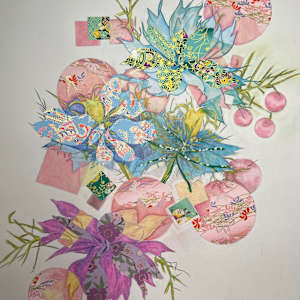 Nigella Abstract by Deborah A. Berlin