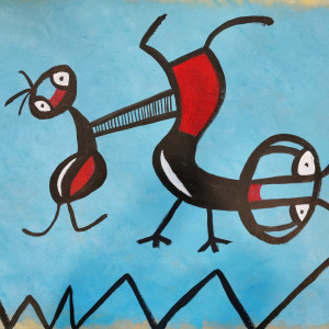 Homage to Joan Miro by Yves Pascal Oesch / Bernard Oesch