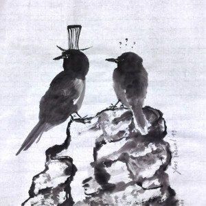The bird school (Die Vogelschule) by Yves Pascal Oesch