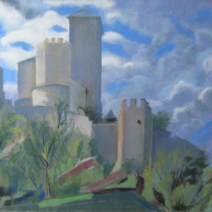 Sion, citadelle de Valère by LECOULTRE, John-Francis (1905-1990)