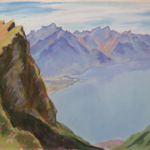 Le Haut-Lac depuis La Perche by LECOULTRE, John-Francis (1905-1990)
